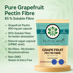Grapefruit Pectin Fibre 600mg CAPS-(85% Soluble fibre)-Constipation-90Caps