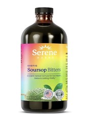Serene Herb Exotic Soursop Bitters Liquid Gut Health Detox Lasting Vitality 16oz