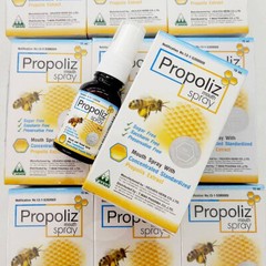 Propoliz Mouth Spray Natural Extract Relieve Itchy Throat Inflammation Sore 15ml