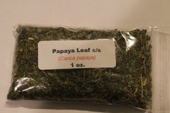 1 oz. Papaya Leaf c/s (Carica papaya)