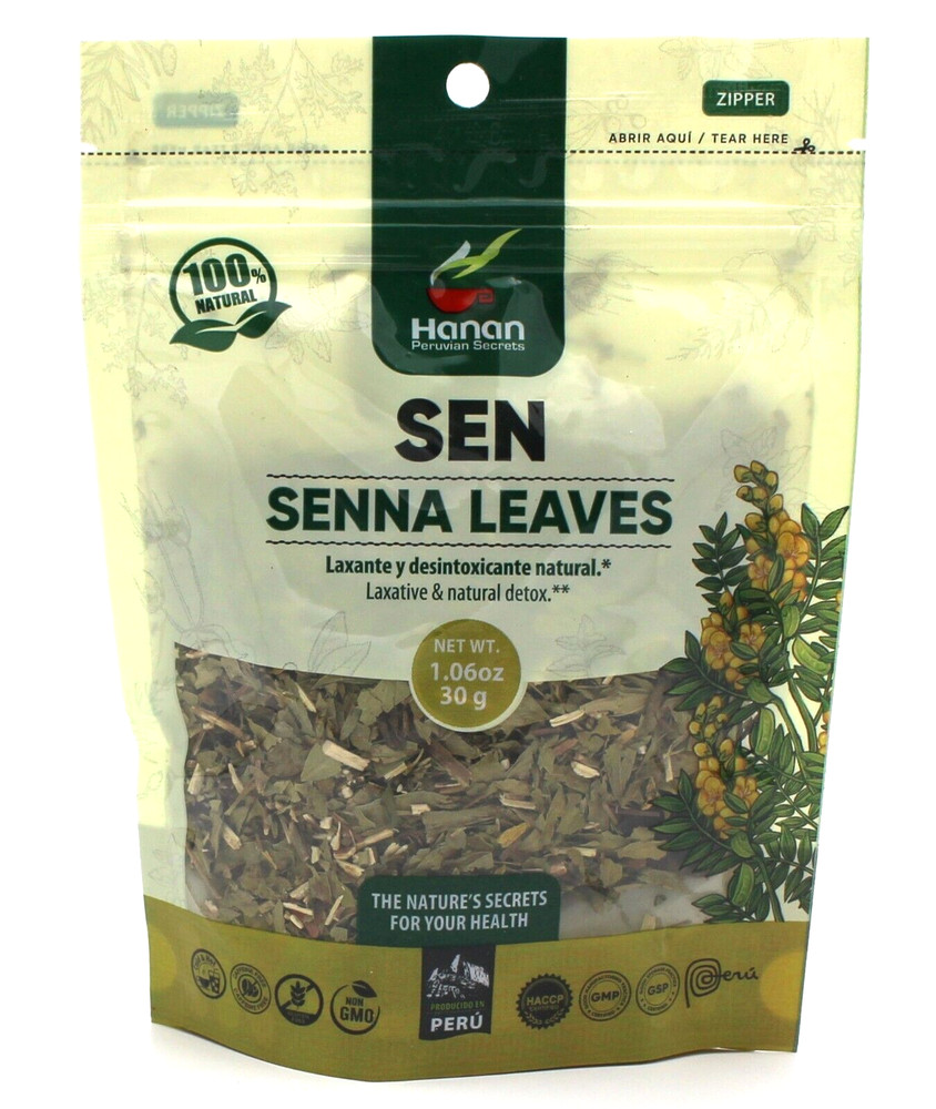Hoja de Sen Hierba (Senna Leaves) 30 grs (Hanan)