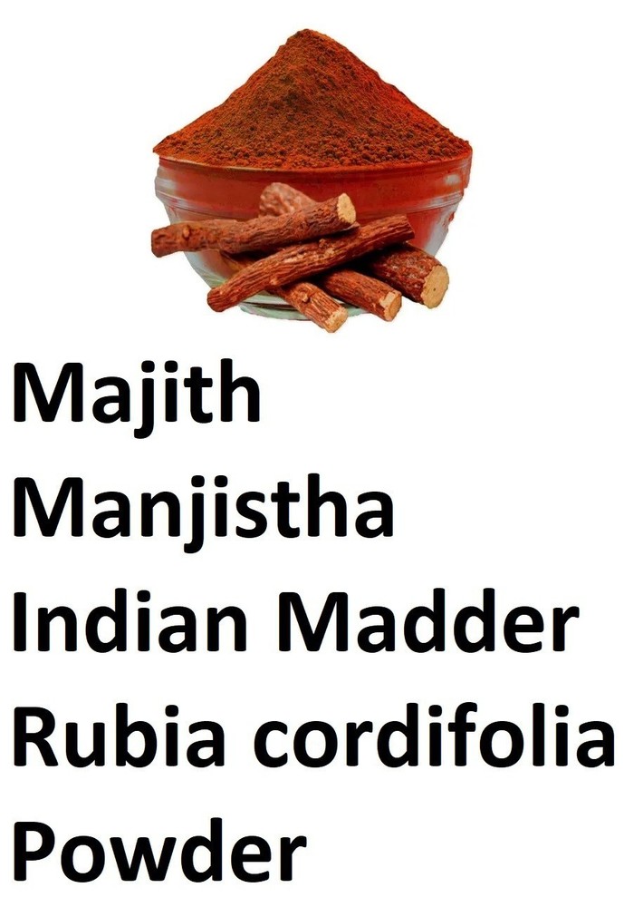 Majith Manjistha Indian Madder Rubia cordifolia Powder 100% Purest for Skin