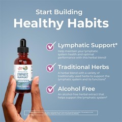 MARYRUTH’S Lymphatic Support Liquid Drops USDA Organic | 1 Fl Oz (Pack of 1)