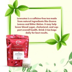 Lowsutea Pro Manage Blood Sugar, Cholesterol & Blood Pressure Sugar Detox tea