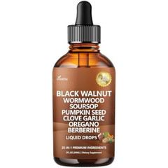 Parasite Cleanse Tincture/Extract-Wormwood,Black Walnut Hull, Clove,Best Quality