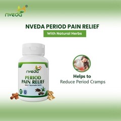 Nveda Natural Menstrual/Period Pain Relief, Cramps & Pain, Relieves Stress 60pcs