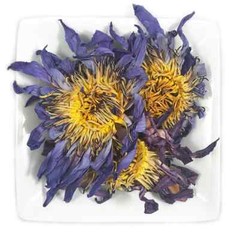 Organic Whole Blooming Blue Lotus Flowers (Nymphaea caerulea) Egyptian USA SHIP