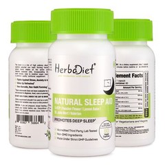 Natural Sleep Aid Capsules Blend of 5-HTP, Passion Flower, Valerian St John Wort