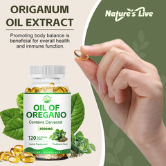 120 Oregano Oil 4000mg Softgels Capsules Contains Carvacrol Immue Support Caps
