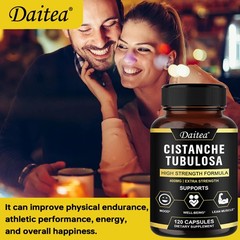 Cistanche Tubulosa 400mg Extract Strength Endurance Gluten-Free Non-GMO 120Caps