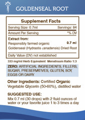 Secrets Of The Tribe Goldenseal Root Tincture Alcohol-FREE