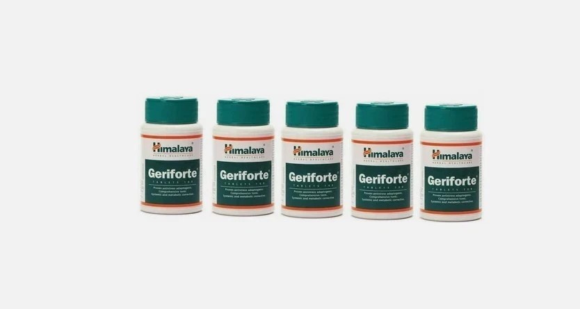 Himalaya Herbal Geriforte 5 Packs 300 Tablets Each FREE SHIP Expiry 11/2027 K650