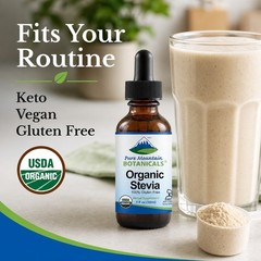Best Liquid Stevia Without Erythritol? Pure Mountain Botanicals Organic Stevia