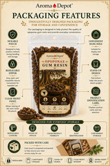 Opoponax Gum Resin Incense 100% Pure Natural Commiphora Guidottii Sweet Myrrh
