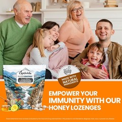 OPTIVIDA Health Premium Nano Silver Lozenges (1 Pack) – Fast-Acting Honey…