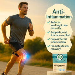 Monolaurin Capsules-550mg – Boost Immune Health, Skin Care & Anti-inflammation