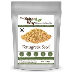 The Spice Way Fenugreek Seeds – Whole (8 oz) great for Indian curry seasoning