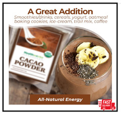 Healthworks Cacao Powder (32 Ounces / 2 Pounds) | Cocoa Chocolate Substitute |