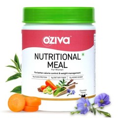OZiva Nutritional Meal Women (High in Protein with Ayurvedic Herbs 500 gm