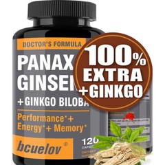 Panax Ginseng + Ginkgo Biloba Most Effective Supports Stamina and Memory
