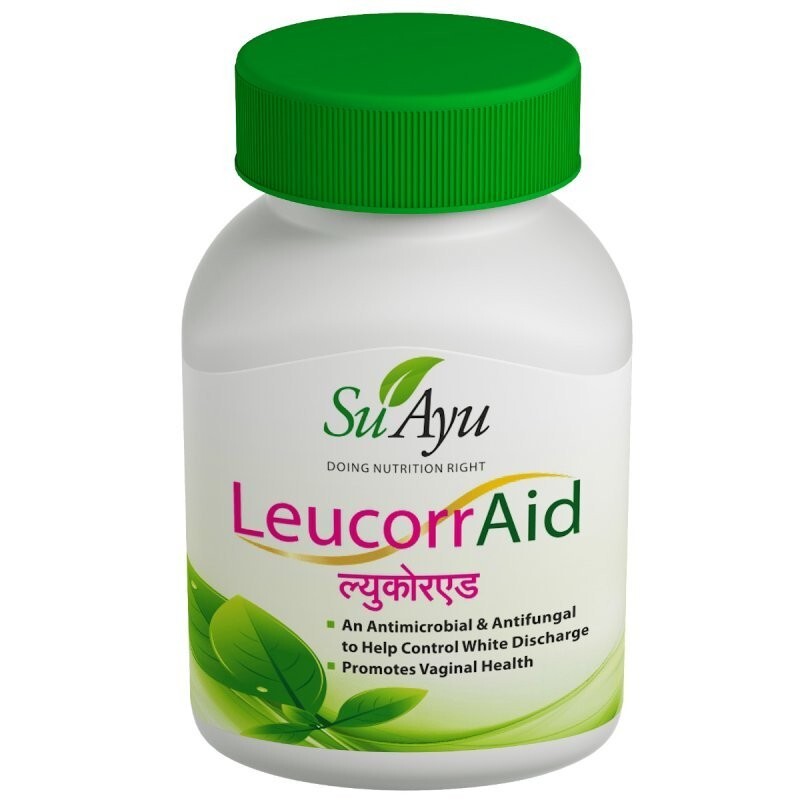 For Vaginal Fluids, Vaginitis – LeucorrAid, 30caps, 450mg