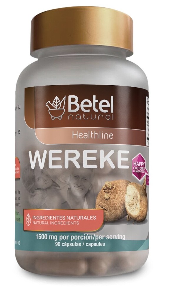 Premium Wereke Capsules by Betel Natural – Support for Healthy Glucose – 1500 mg