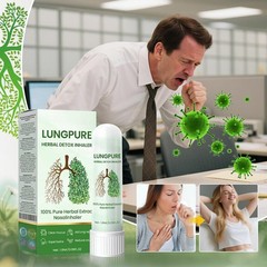 Plant Cleanse Lung Inhaler 1.8ml, Safe Relaxing Nose Cleaning For Breathing