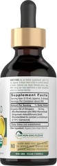 Carlyle Organic Oil of Oregano Liquid Drops – 2 fl oz – 1 Year Supply | Vegan He