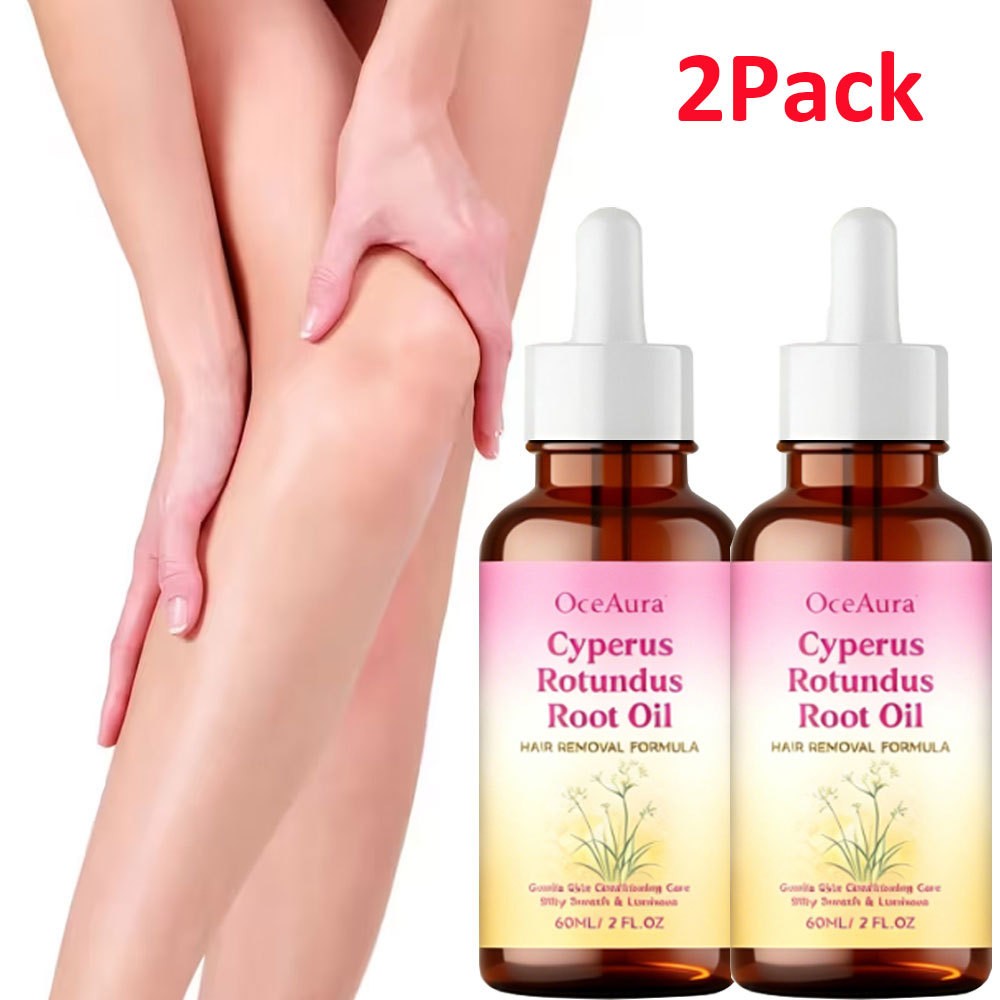 Natural Cyperus Rotundus Oil for Hair Removal, Reduction Serum for Face & Body