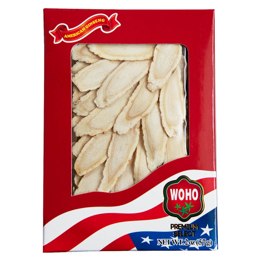 WOHO #127.2 American Ginseng Slice Large 2oz Box