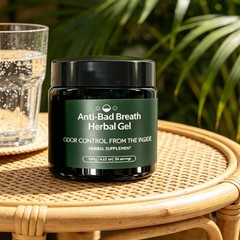 Anti-Bad Breath Herbal Gel Supplement, Odor Control from The Inside 120g