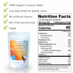 powbab Coconut Water Powder From 100% Organic Coconut (7 oz)