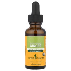 Herb Pharm Ginger Mature Rhizome 1 fl oz 30 ml Gluten-Free, Organic