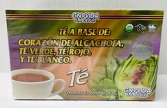 10 PACK Te de Alcachofa Detox Tea GN+Vida ORIGINAL Artichoke Green Tea and More
