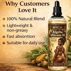 ORIGINAL KIGELIA AFRICANA Oil / African Sausage Tree – 100ml X PACK OF 3