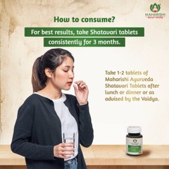2 Pack- Maharishi Ayurveda SHATAVARI Tablets 60 Tabs FREE SHIP