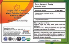 WATER SOLUBLE CURCUMIN Extract Powder Bioavailable TURMERIC Extract Curcumin
