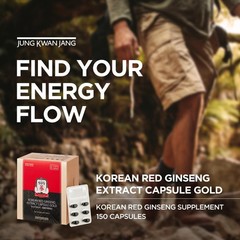 JUNG KWAN JANG Korean Red Ginseng Extract Capsule Gold – Vegan Energy