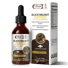 Parasite & Gut Cleanse – Wormwood Black Walnut Clove Tincture, Highest Potency