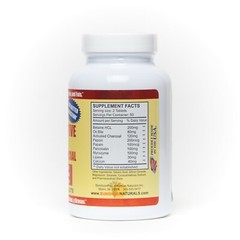 Sunshine Naturals 3 PACK Super Digestive Activated Charcoal 100 Tablet Digestion