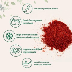 Organic Tomato Powder 2lbs – Freeze-Dried Flavor for Cooking & Baking