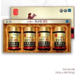 KOREA NO.1 Korean 6 Years Red Ginseng Extract 365, Saponin 240gx4ea / Tracking