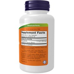 Saw Palmetto Berries 550 mg 100 Caps By Now Foods