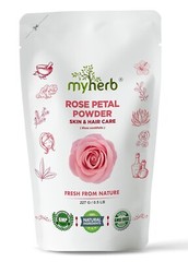 MYHERB Pure & Natural 100% Organic Double Filtered Rose Petal(Rosa Centifolia)Po