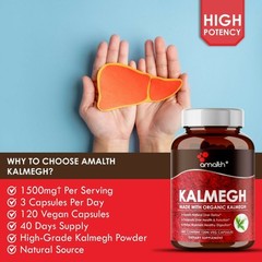 Organic Kalmegh Powder Andrographis Paniculata Liver 1500mg Capsules – 120 Count