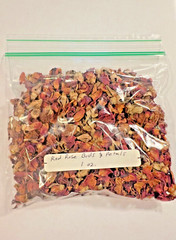 Red Rose Buds & Petals 1 Oz. Whole Flower USDA Certified Organic Rosa Centifolia