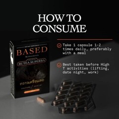BASED Supplements – Enhanced Butea Superba 400mg Extract Thailand Wild Harvested
