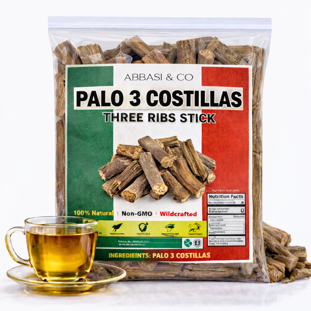 5oz Palo Tres Costillas Bark Herb Herbal Tea Bejuco 3 Costilla Tallo SUPPLE JACK