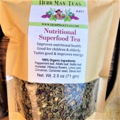 NUTRITIONAL SUPERFOOD TEA full of vitamins and mineral – gives you energy!
