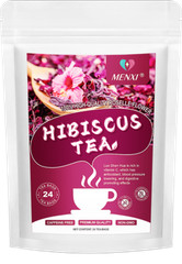 Hibiscus Tea 24 Bags Natural Dried Hibiscus Flower Support Digestion Herbal Tea